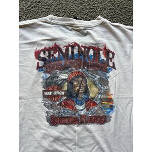 HARLEY DAVIDSON MEN'S SANFORD FLORIDA SEMINOLE H.D. DEALER T-SHIRT SZ XL